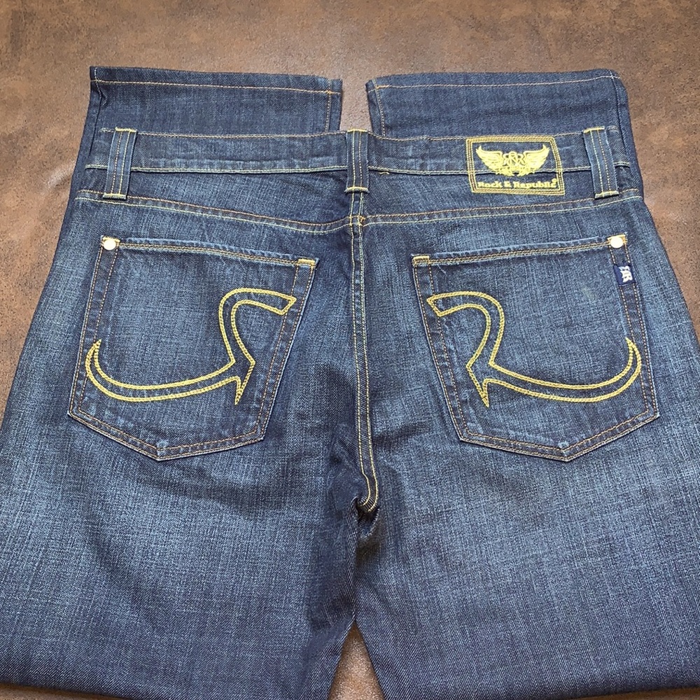 Rock & Republic Size 38 x 31 blue straight jeans